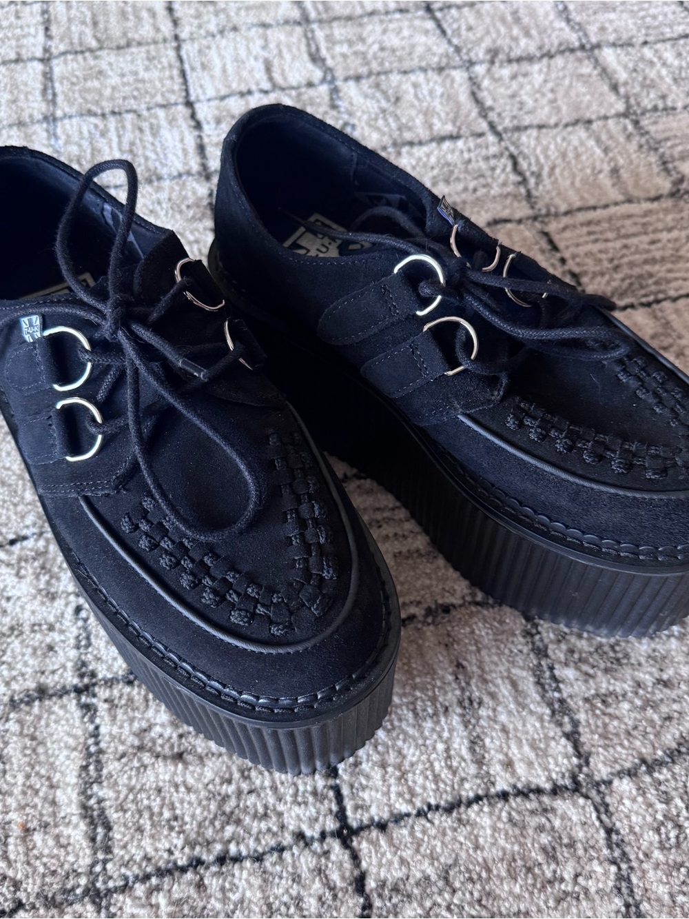 TUK Black Suede Classic Stratocreeper